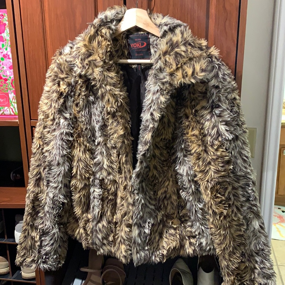 Fuzzy Cheetah Jacket
